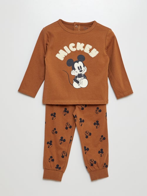 Ensemble pyjama t-shirt + pantalon 'Mickey' 'Disney' - 2 pièces - Kiabi