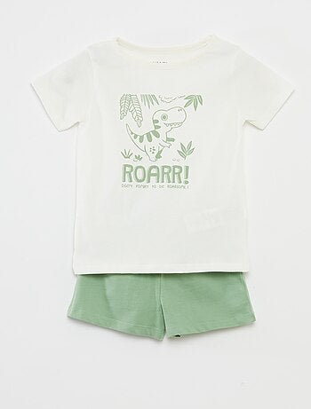 Ensemble pyjama t-shirt + short - 2 pièces