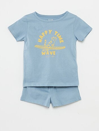 Ensemble pyjama t-shirt + short - 2 pièces