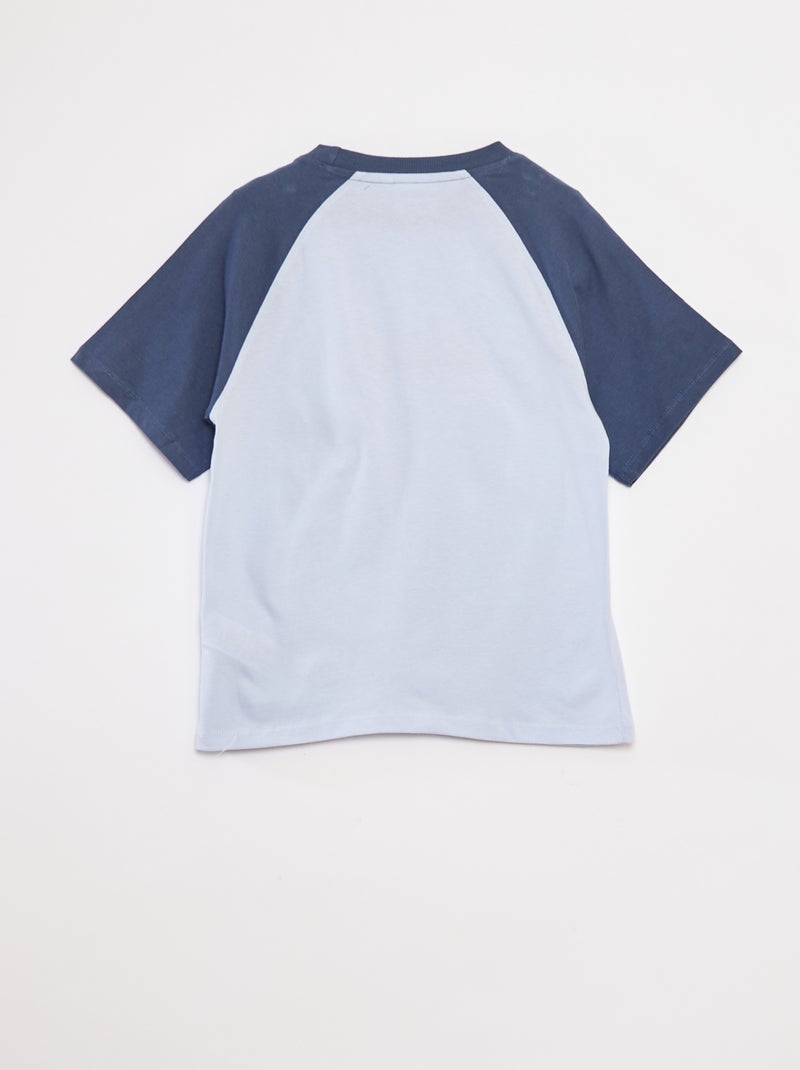 Ensemble pyjama t-shirt + short 'Jaws' - 2 pièces BLEU - Kiabi