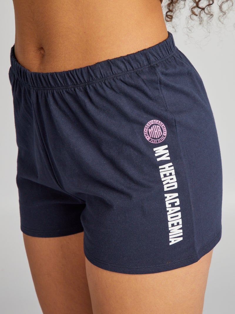 Ensemble pyjama t-shirt + short 'My Hero Academia' - 2 pièces Beige - Kiabi