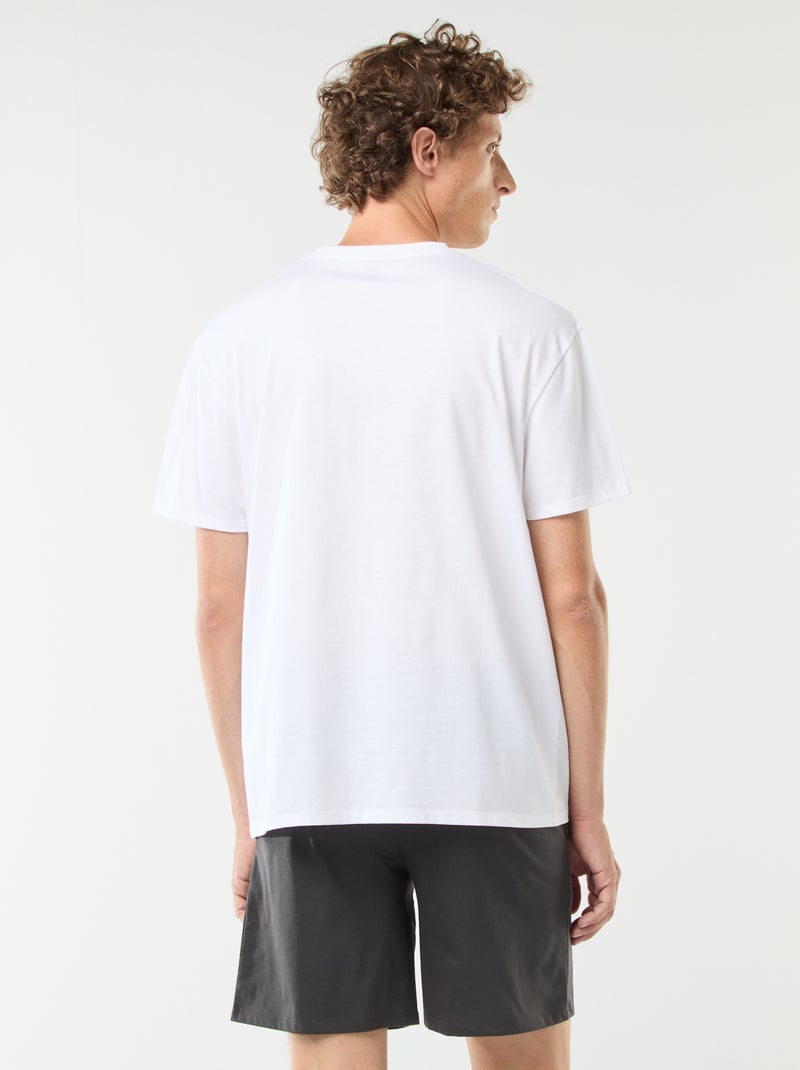 Ensemble pyjama t-shirt + short 'Star Wars' - 2 pièces Blanc - Kiabi