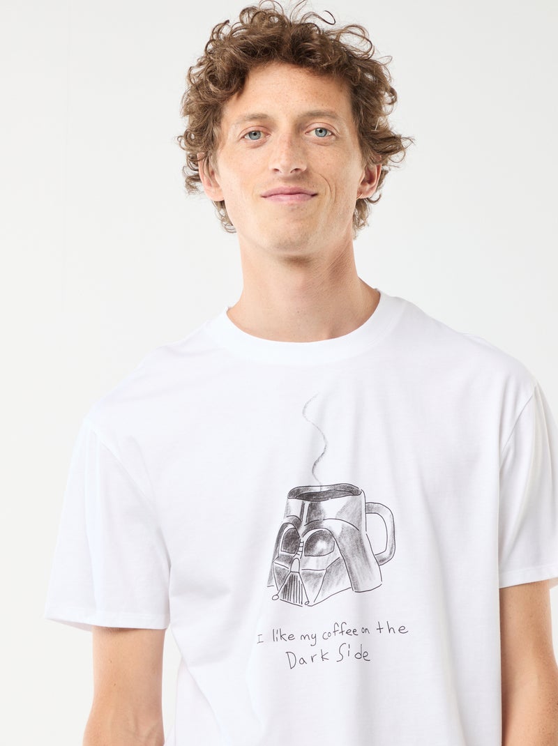 Ensemble pyjama t-shirt + short 'Star Wars' - 2 pièces Blanc - Kiabi