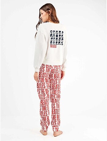 Ensemble pyjama the beatles en interlock de coton