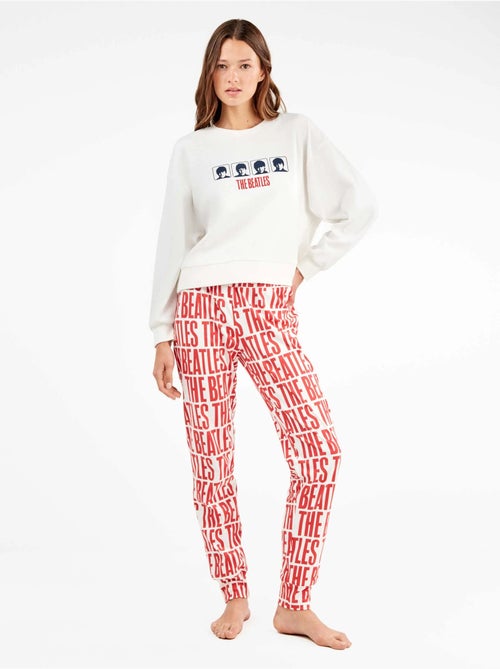 Ensemble pyjama the beatles en interlock de coton - Kiabi