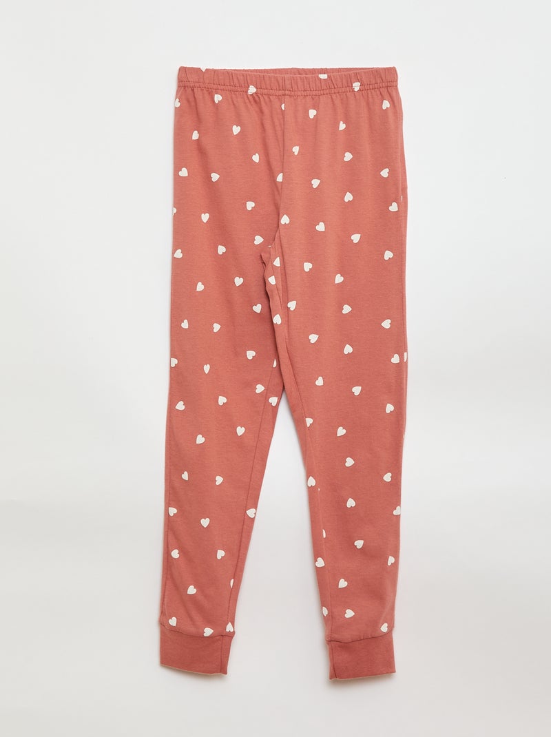 Ensemble pyjama 'Tic Tac' 'Disney' - 2 pièces Rose - Kiabi