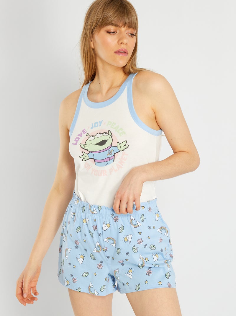 Ensemble pyjama 'Toys Story' - 2 pièces Blanc - Kiabi