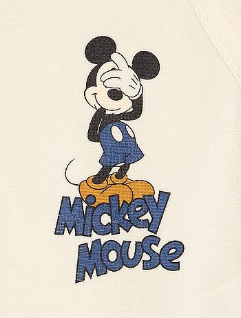 Ensemble pyjama velours 'Mickey Mouse' - 2 pièces