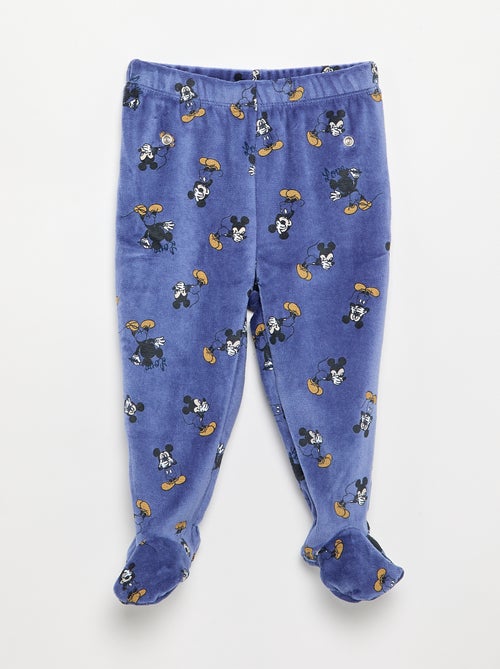 Ensemble pyjama velours 'Mickey Mouse' - 2 pièces - Kiabi Ensemble pyjama velours 'Mickey Mouse' - 2 pièces - Kiabi