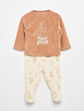 Ensemble pyjama velours 'Mickey Mouse' - 2 pièces