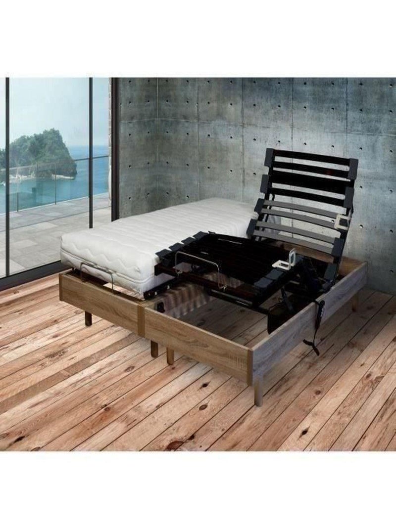 Ensemble relaxation Matelas + sommier 2 x 80 x 200 - Webed N/A - Kiabi