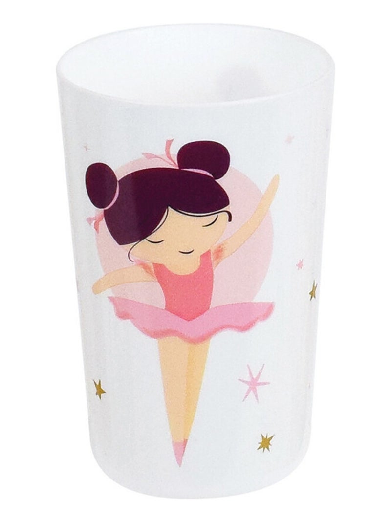 Ensemble Repas - Lot De Vaisselle Pour Enfant - Ballerine Dansante Multicolore - Kiabi