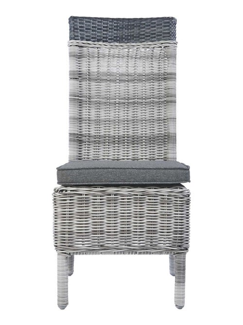 Ensemble repas en résine tressée Faro - 6 Personnes - Kiabi