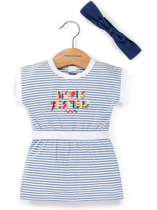 Ensemble robe + bandeau - terre de marins - Kiabi Ensemble robe + bandeau - terre de marins - Kiabi