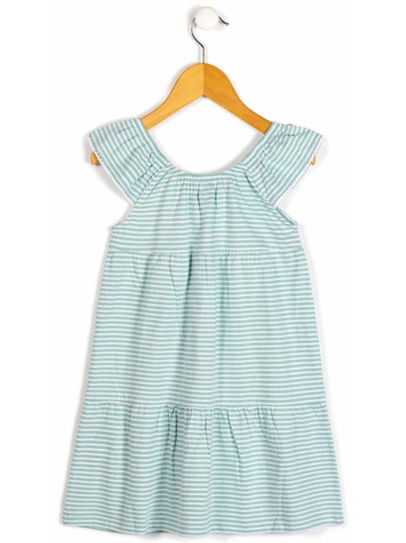 Ensemble robe + bandeau - Terre de Marins Blanc Vert - Kiabi
