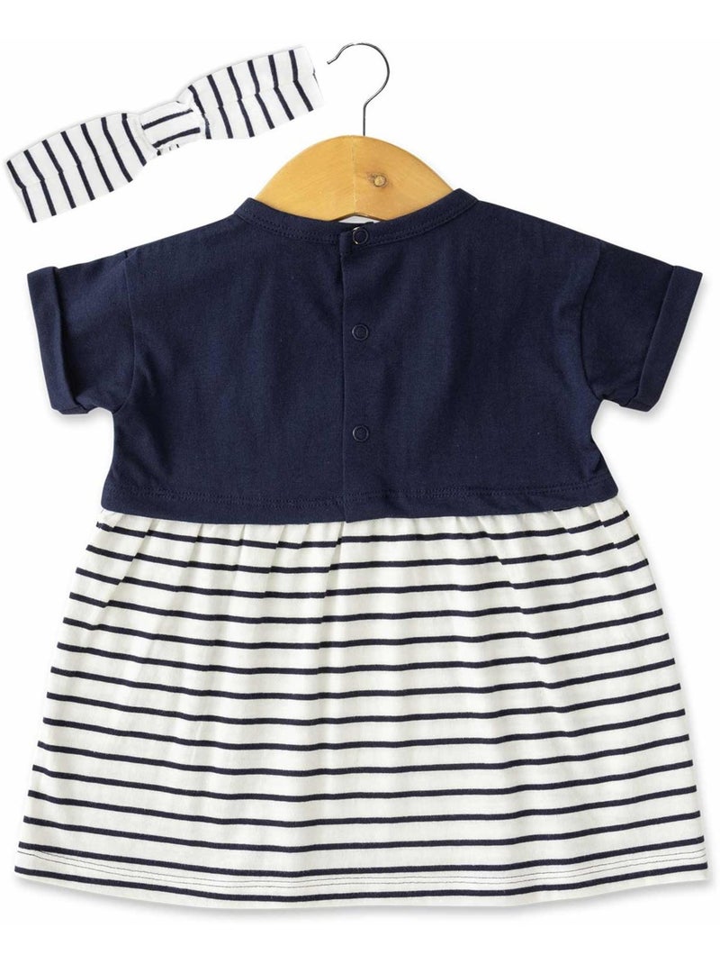 Ensemble robe + bandeau - Terre de Marins Bleu Bleu - Kiabi