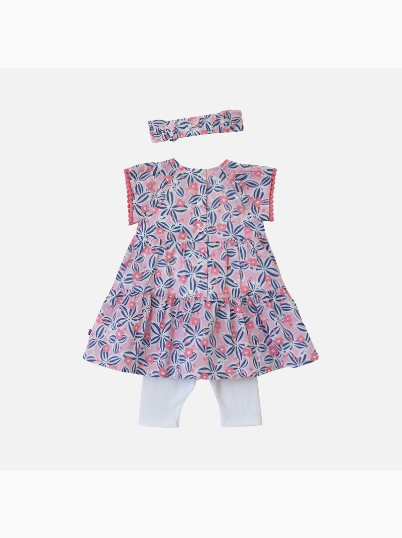 ENSEMBLE ROBE BANDEAU LEGGING ELISA Blanc - Kiabi