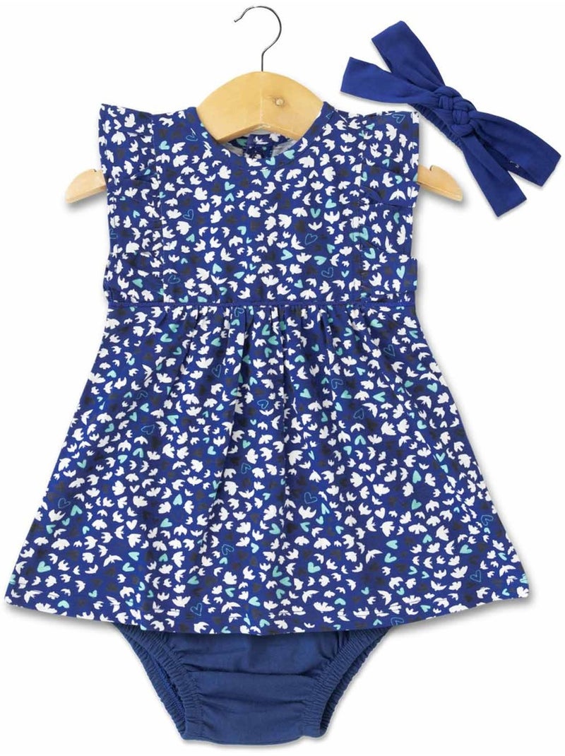 Ensemble robe + bas - Terre de Marins Blanc Bleu - Kiabi