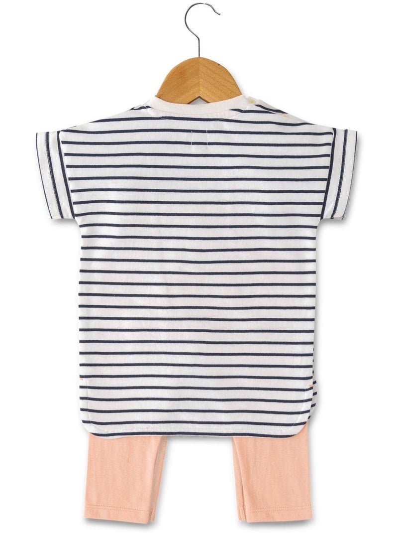 Ensemble robe + bas - Terre de Marins Multicolore - Kiabi