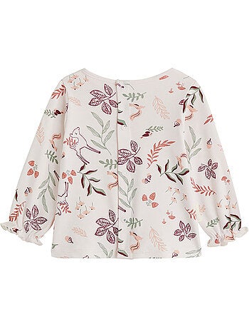 Ensemble robe bébé en velours côtelé, t-shirt et collant evie