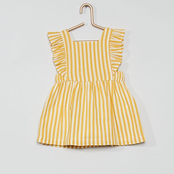 Ensemble Robe Bloomer Eco Concu Bebe Fille Jaune Kiabi 8 00