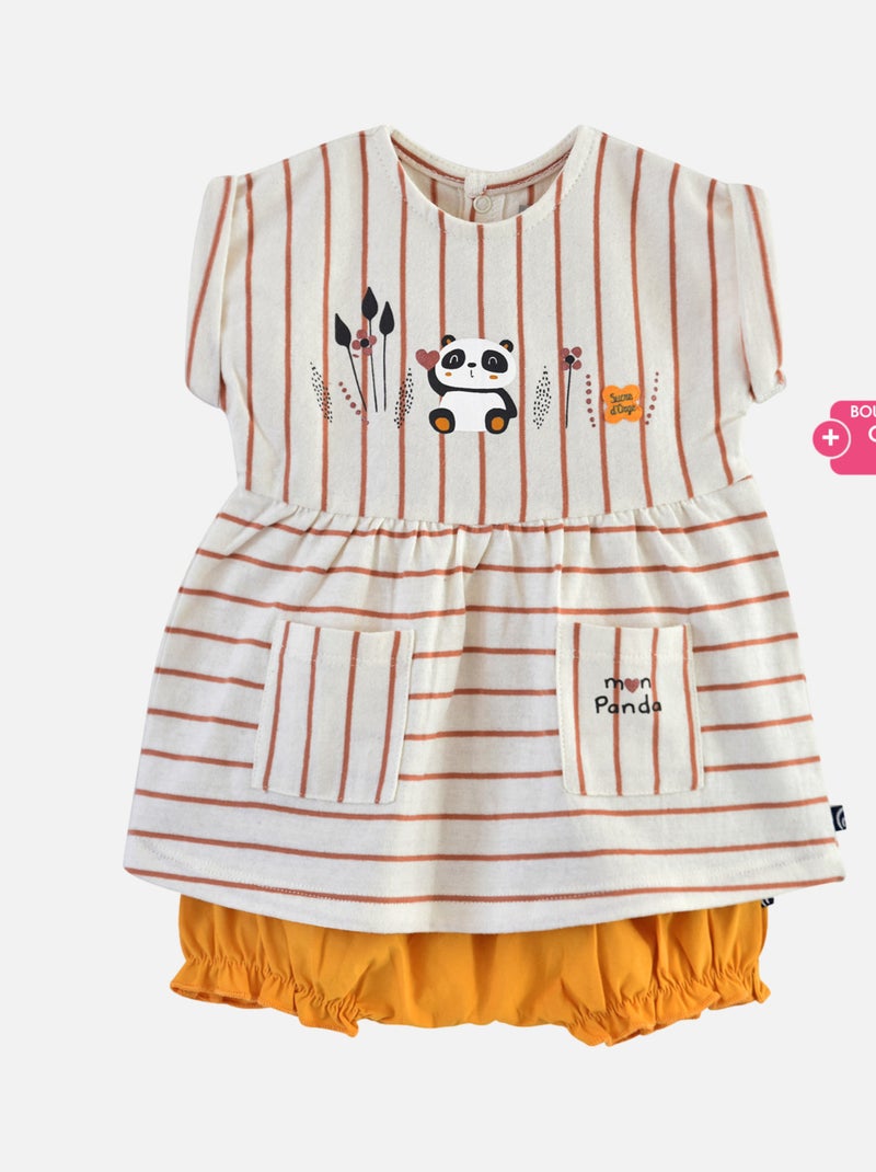 ENSEMBLE ROBE BLOOMER ENGIE Jaune - Kiabi