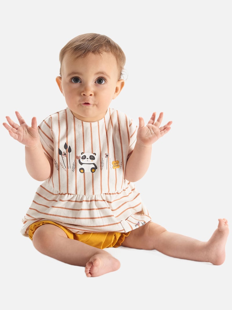 ENSEMBLE ROBE BLOOMER ENGIE Jaune - Kiabi