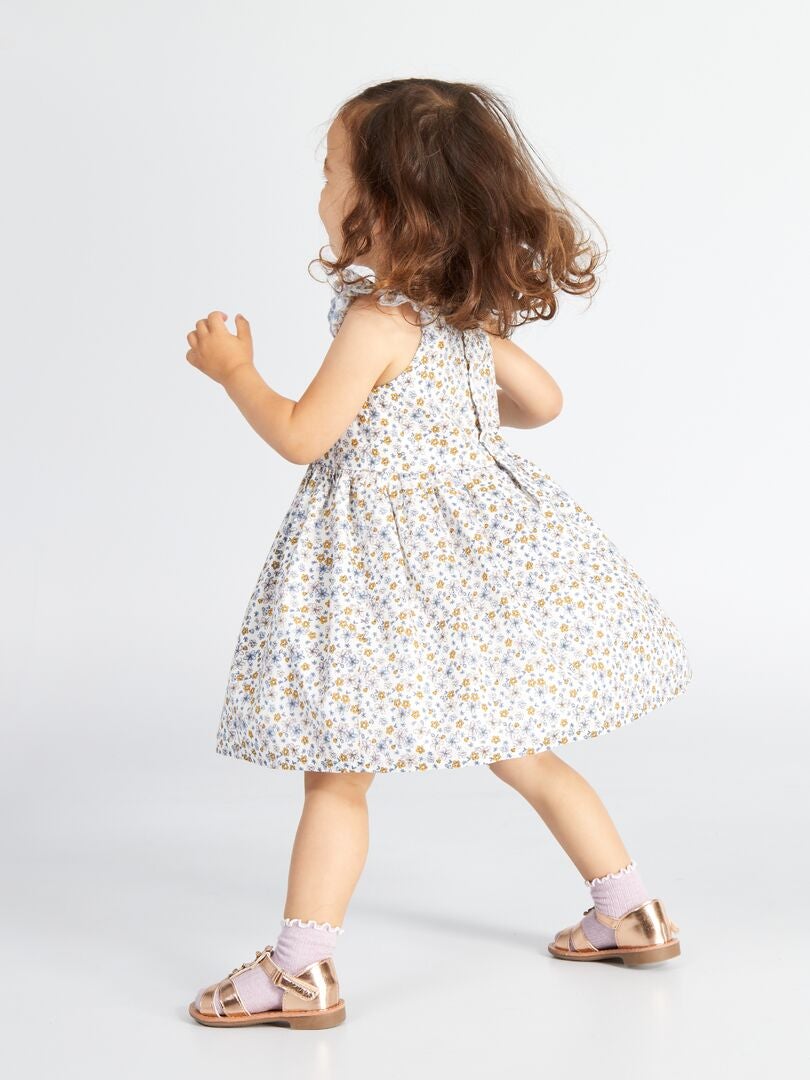 Ensemble Robe + Bloomer Imprimé - écru Fleuri - Kiabi - 15.00€