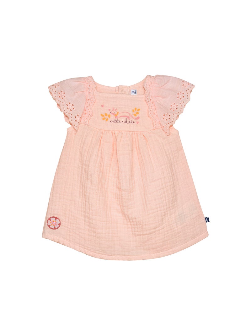 Ensemble Robe + bloomer Rita Sucre d'orge Rose - Kiabi