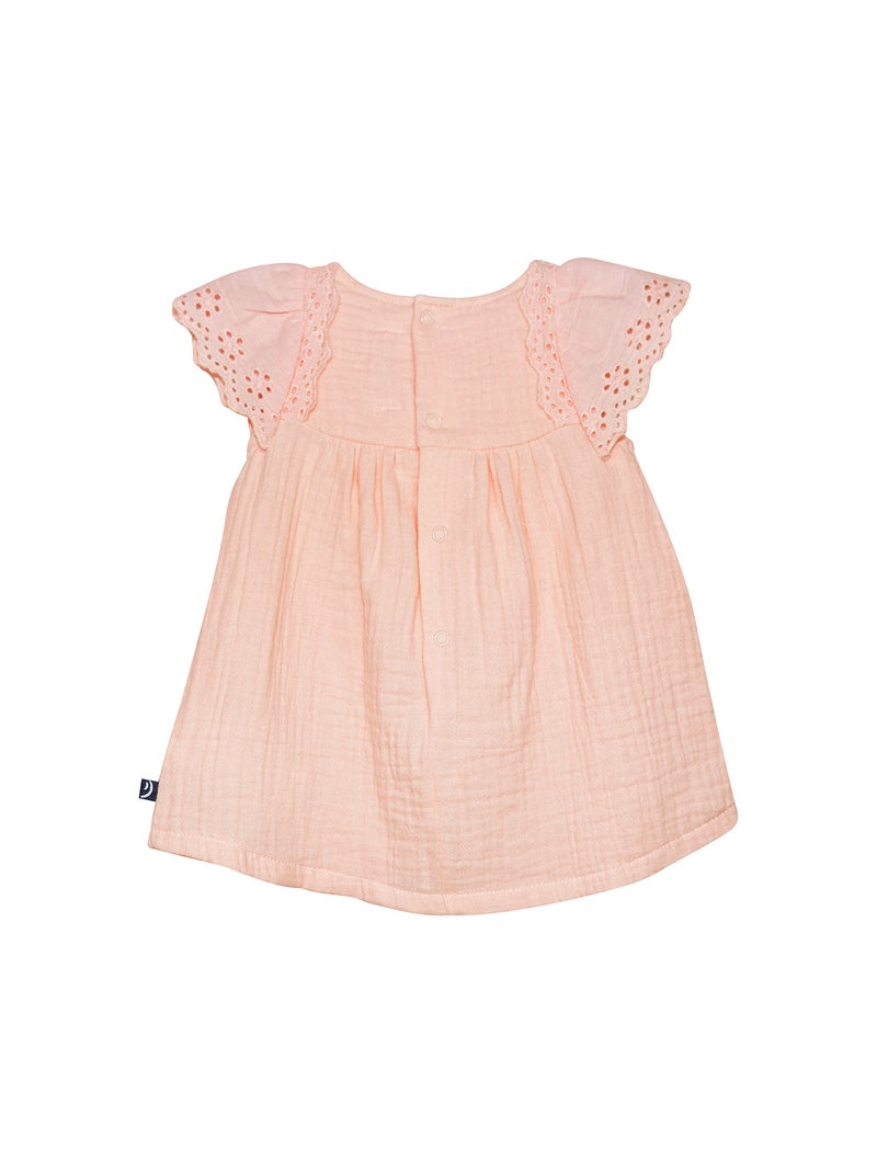 Ensemble Robe + bloomer Rita Sucre d'orge Rose - Kiabi