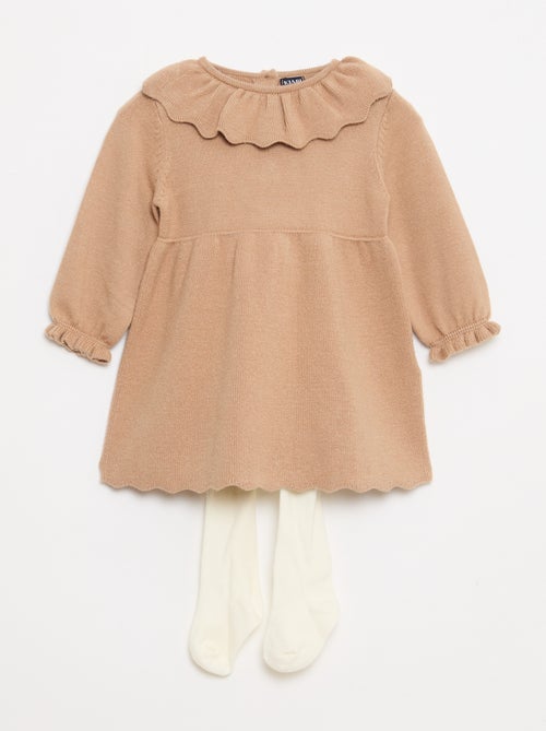 Ensemble robe + collants fantaisie - Kiabi