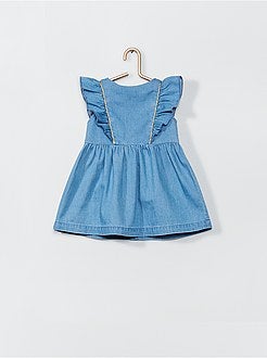 Ensemble robe + culotte en denim - Kiabi