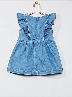 Ensemble robe + culotte en denim - Kiabi