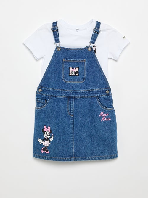 Ensemble robe denim + tee-shirt 'Minnie' - Kiabi Ensemble robe denim + tee-shirt 'Minnie' - Kiabi