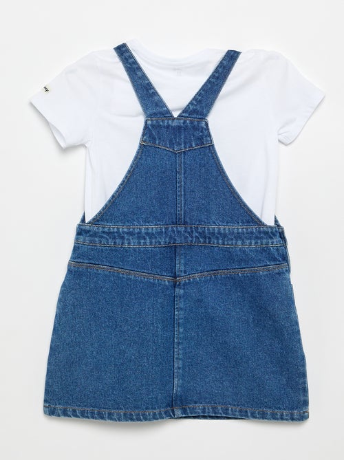 Ensemble robe denim + tee-shirt 'Minnie' - Kiabi Ensemble robe denim + tee-shirt 'Minnie' - Kiabi