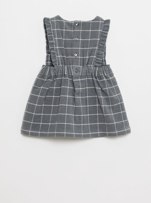 Ensemble robe en flanelle + collants - 2 pièces - Kiabi