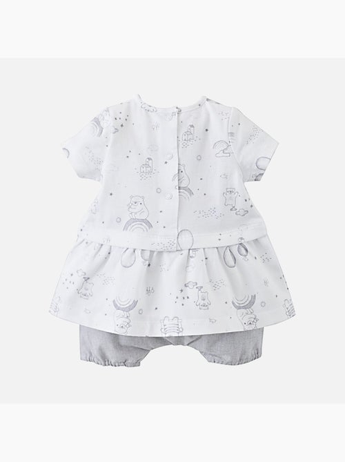 ENSEMBLE ROBE ET BLOOMER BEBE FILLE - Kiabi ENSEMBLE ROBE ET BLOOMER BEBE FILLE - Kiabi