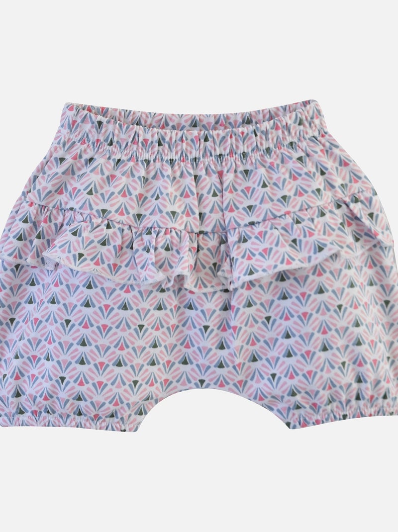 ENSEMBLE ROBE ET BLOOMER EDNA Blanc - Kiabi