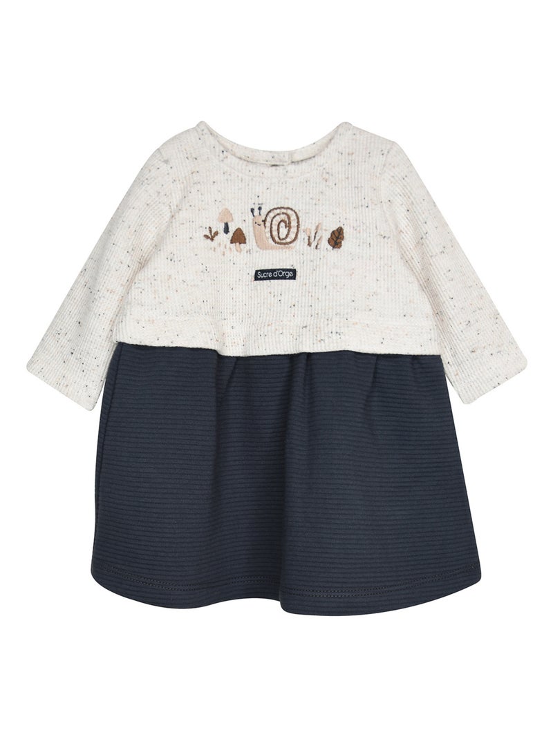 Ensemble robe et collants Pelagie Gris - Kiabi