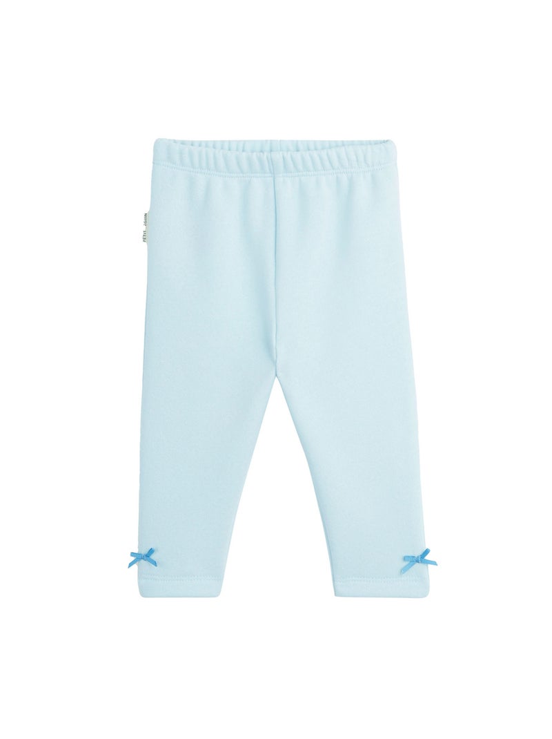 Ensemble robe et legging en molleton bébé fille Luna Bleu - Kiabi