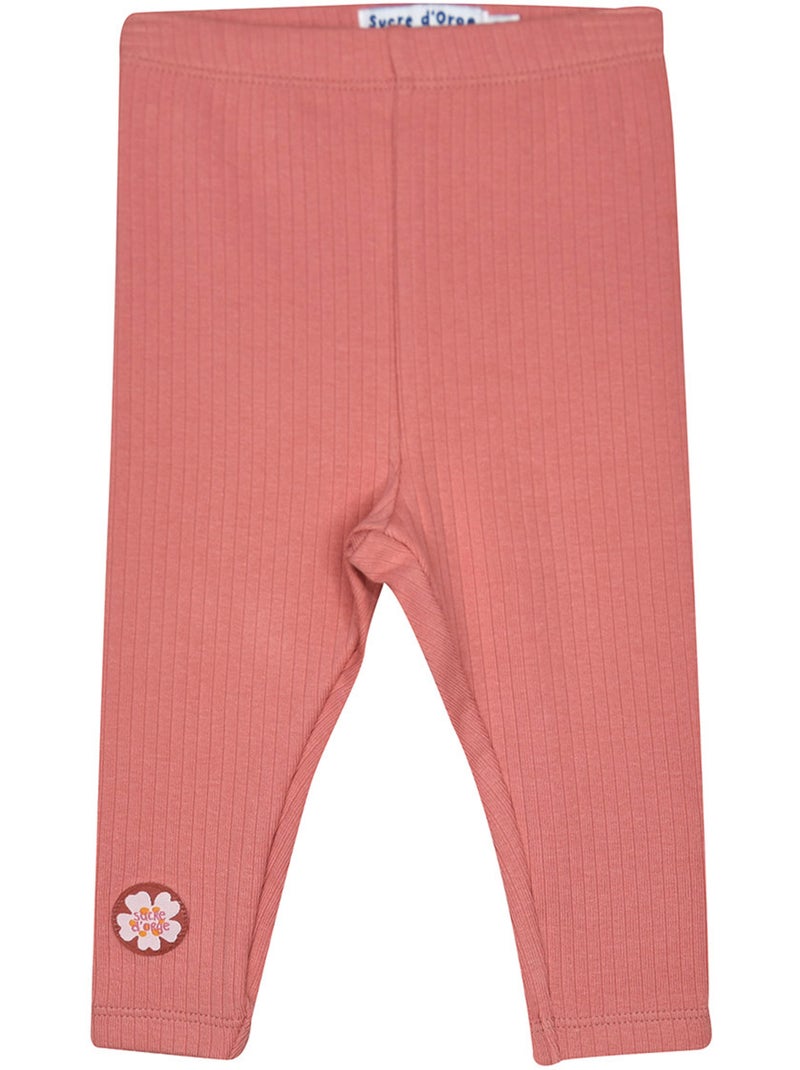 ensemble Robe et legging Rime Sucre d'orge Rose - Kiabi