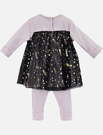 ENSEMBLE ROBE FILLE ANTHRACITE