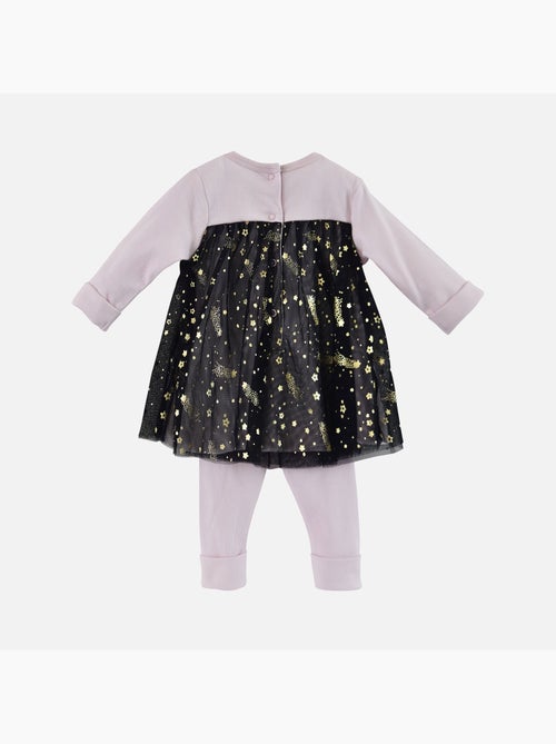 ENSEMBLE ROBE FILLE ANTHRACITE - Kiabi