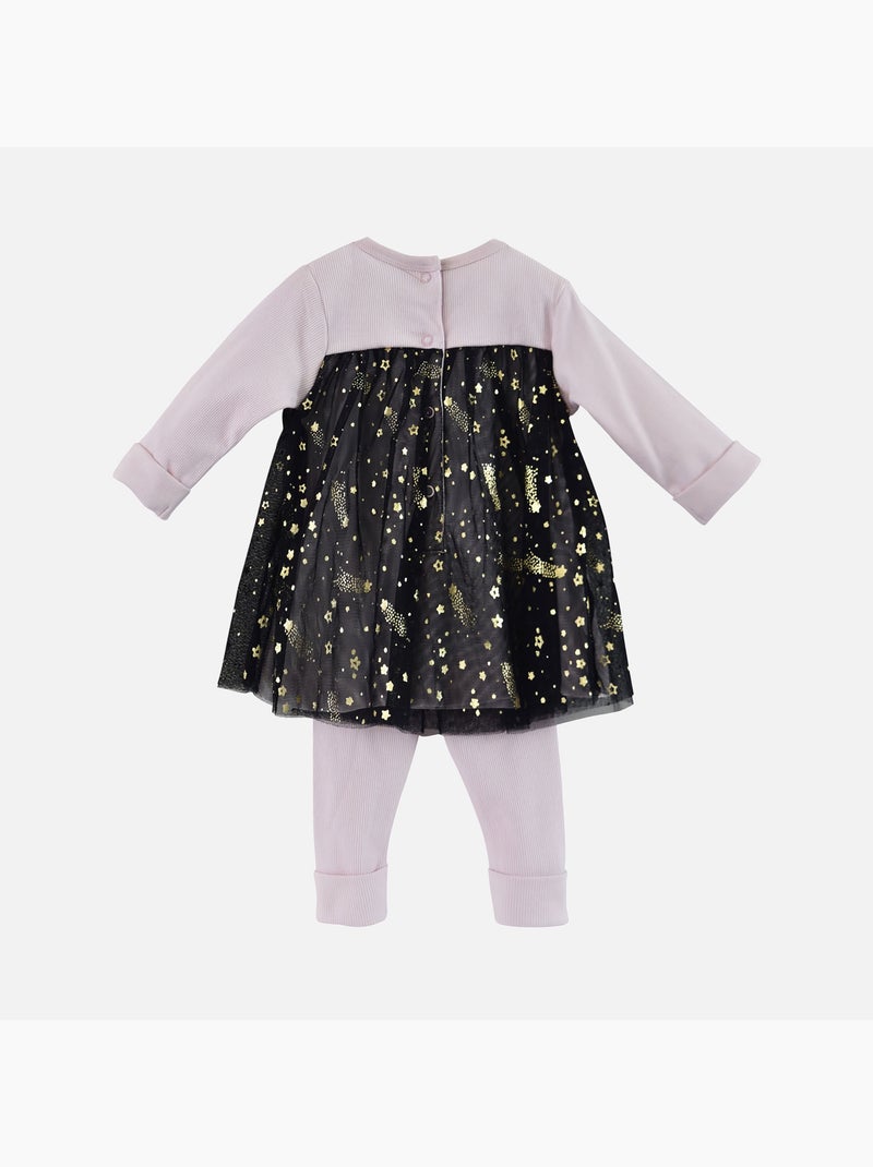 ENSEMBLE ROBE FILLE ANTHRACITE Gris - Kiabi
