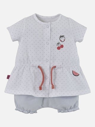 ENSEMBLE ROBE GRIS CLAIR