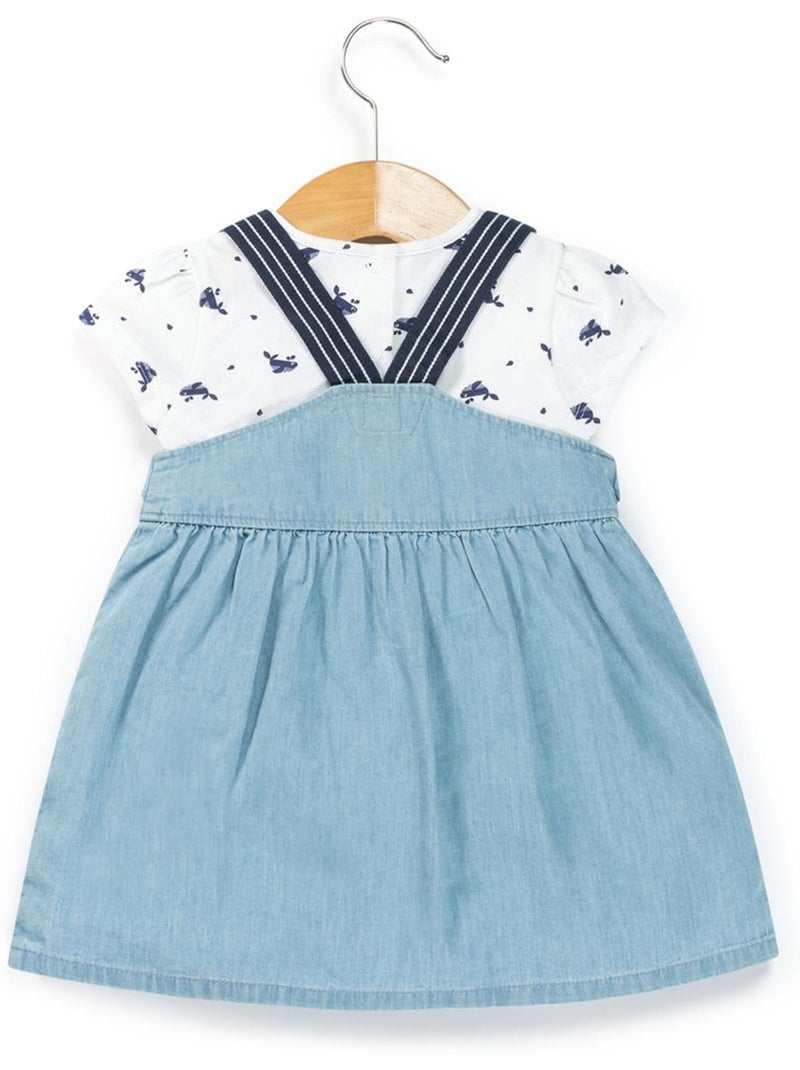 Ensemble robe + haut - Terre de Marins Bleu jean - Kiabi