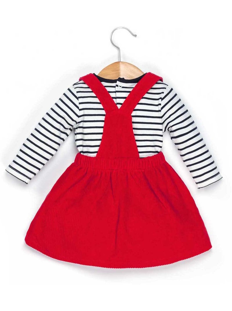 Ensemble robe + haut - Terre de Marins Rouge - Kiabi