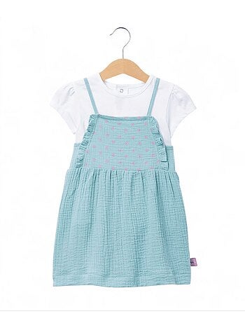 Ensemble robe + haut 100% coton - Terre de Marins