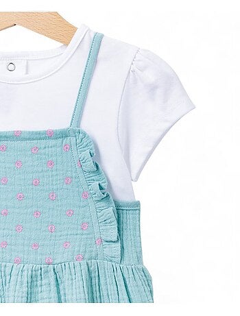 Ensemble robe + haut 100% coton - Terre de Marins