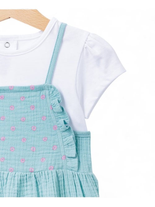 Ensemble robe + haut 100% coton - Terre de Marins - Kiabi